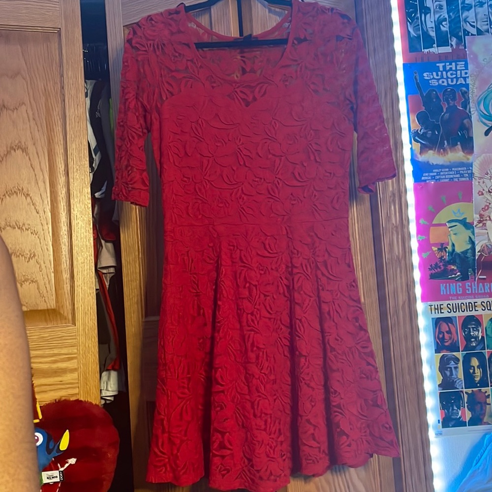 Pretty red dress